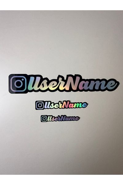 cakaybu Personal Instagram Handle Car Sticker