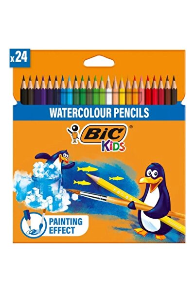 Bic AQUACOULEUR KURU-SULU BOYA KALEMİ TAM BOY 24'LÜ 8575633
