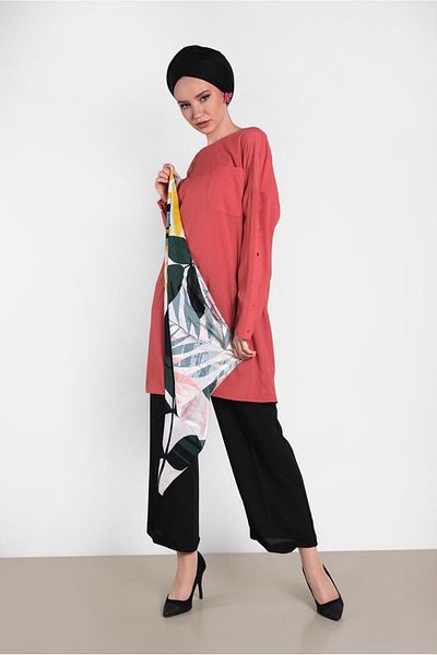 Alvina Tunic with Sleeves Straps 4415