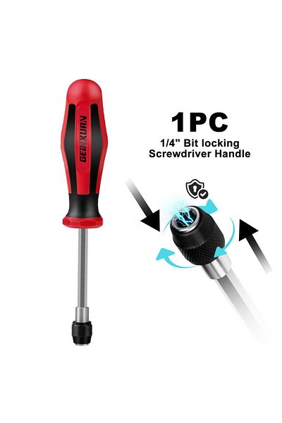 Choice 1pc Geinxurn Magnetic Changeable Head Manual Screwdriver Set Include Quick Change Screwdriver And Im