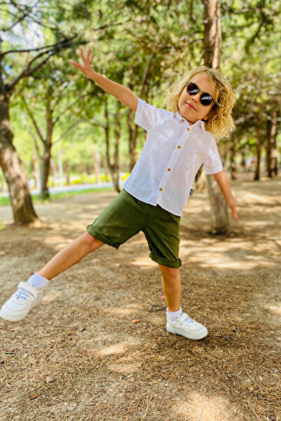 LULU Kids Boy's Sports Summer Set Top and Bottom Shorts and Shirt "Beyta" Model