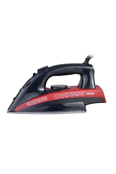 Black&Decker 2200W Steam Iron with Non-Stick Soleplate