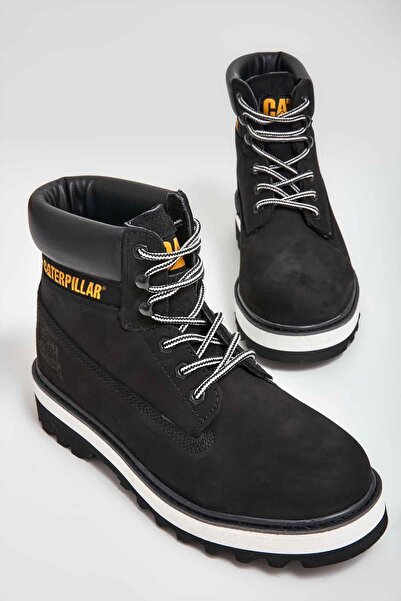 Caterpillar Black Leather Erkek Bot & Bootie CAT1111127801