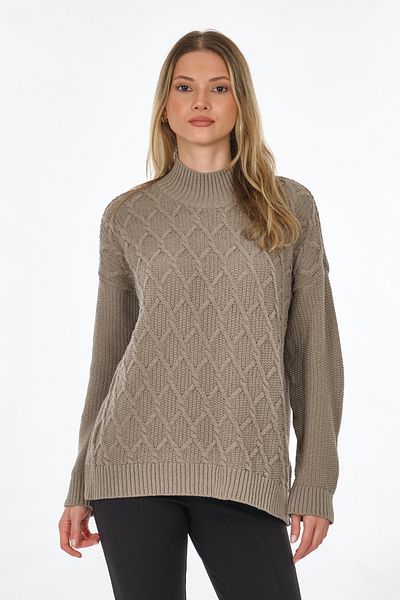 ONLY Half Fisherman Brown Women's Sweater15304153