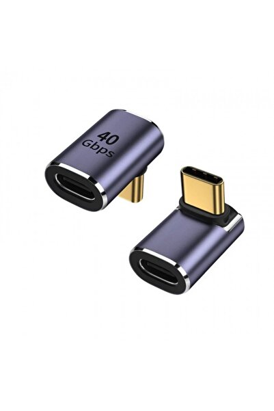 KEEPRO Doksan derece type-c çevirici 40 gbps 90 derece typec çevirici