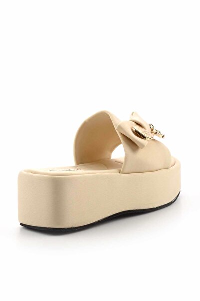 Bambi Bej Kadın Terlik K04835420617