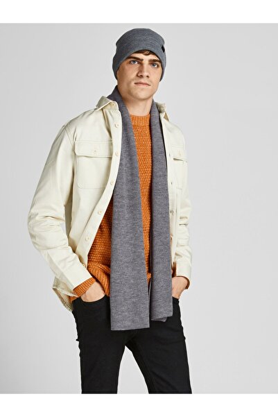 Jack & Jones Jack&Jones Men's Minimalist Beanie & Scarf Set - Winter Warmth