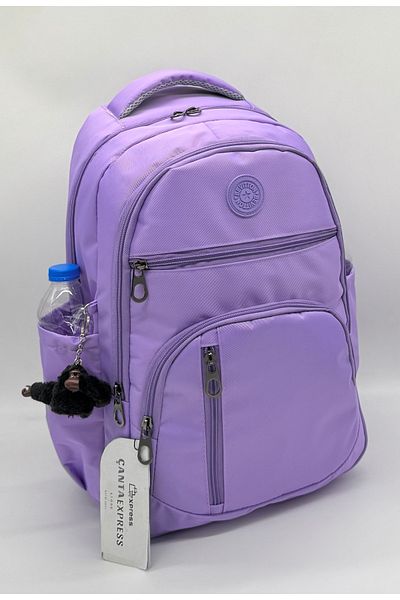 Bevitton Unisex Μωβ Αδιάβροχο Σχολικό Σακίδιο Πλάτης - Καθημερινή Χρήση, 1700 Μοντέλα