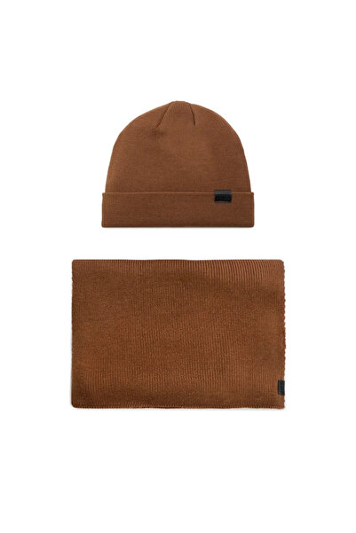 Jack & Jones Ανδρικό μινιμαλιστικό σετ καπέλο και κασκόλ Jack&Jones - Χειμερινή ζεστασιά