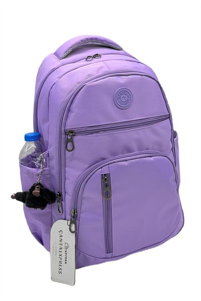 Bevitton Unisex Μωβ Αδιάβροχο Σχολικό Σακίδιο Πλάτης - Καθημερινή Χρήση, 1700 Μοντέλα