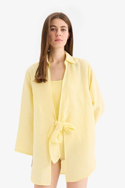 DeFacto Fall in Love Strandkleidung aus Musselin mit normaler Passform B7333AX25SM