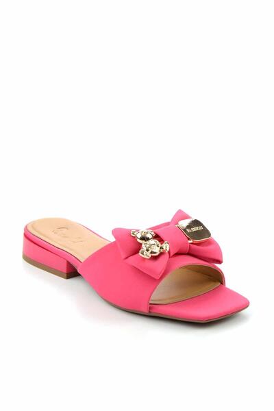 Bambi Mat Fuşya Kadın Terlik K04213286638