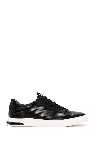 Derimod Men's Black Lace-Up Leather Sneaker 25Sfd 690518