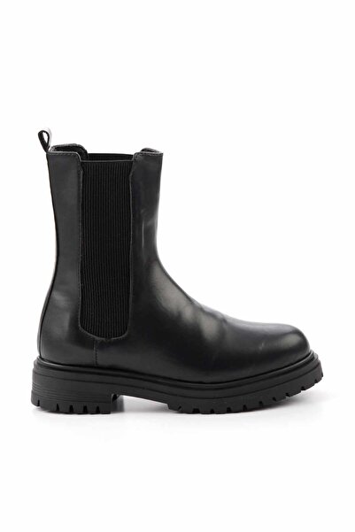 Bambi Siyah Kadın Bot & Bootie K02246260109