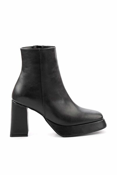 Bambi Siyah Kadın Bot & Bootie K02215300509