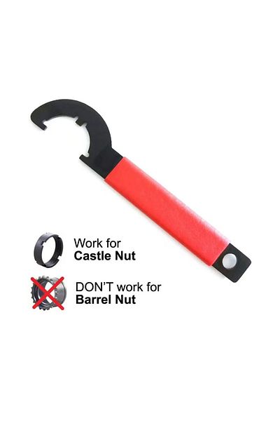 Choice Square Anti Slip Handle Spanner Wrench Tool, Outer Diameter 1 1/4 Inches For Floor Pipes Fitting, Ca
