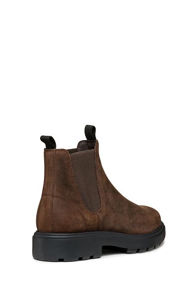 Geox Men's Brown Spherica Ec7 Leather Chelsea Boots U46Fra000Ffc6009