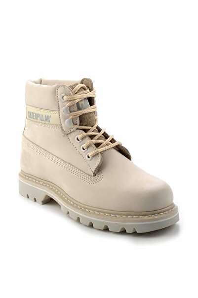 Caterpillar Beige Leather Kadın Bot & Bootie CAT0111000101