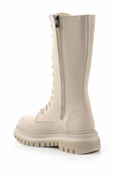 Bambi Bej Kadın Bot & Bootie K02538560509