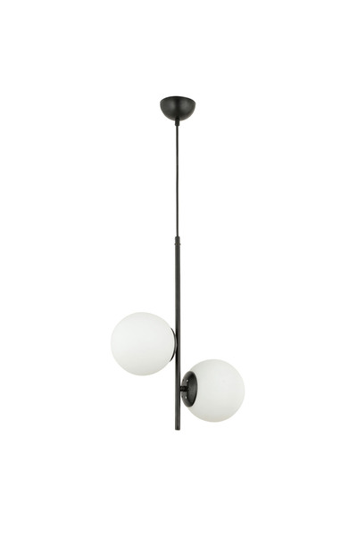 Apliqa Lustra HubRom, MALIBU 3489-02-01-BL 35x60 cm 2xE27-60W Negru