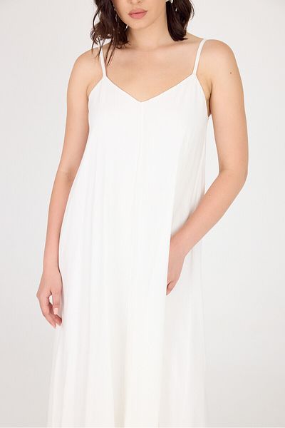 Ceylen Φόρεμα Casual Cut Maxi με λεπτό λουράκι