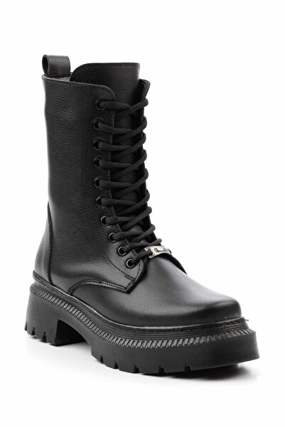 Bambi Siyah Kadın Bot & Bootie K02792070009