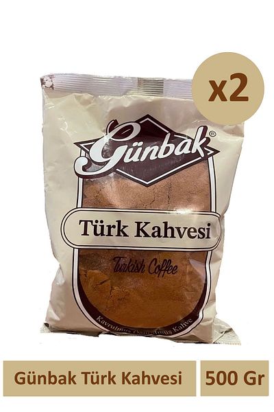 Günbak 500Gr X 2 Pieces Turkish Coffee