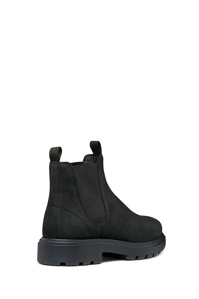 Geox Men's Black Leather Chelsea Boots - Spherica Ec7, U46Fra000Ffc9999