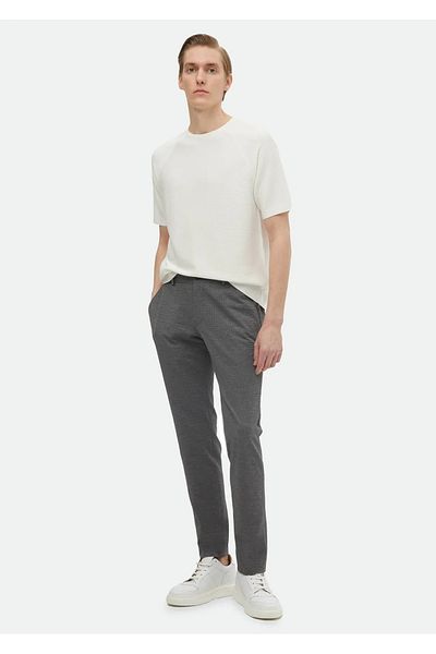 Ramsey Ecru Crew Neck - Jacquard Knitwear Design