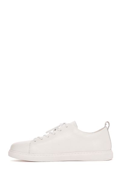 Derimod Men's White Lace-Up Leather Sneaker 25Sfd 690818