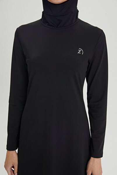 Zühre Μαύρο Ολόσωμο Μαγιό 4 τεμαχίων ZM-0020