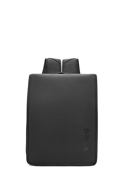 Derimod D-Pack Men's Black Fabric Backpack 24Wbd30156F
