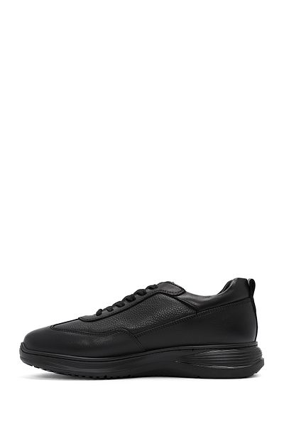 Derimod Men's Black Lace-Up Leather Casual Sneaker 24Wfd 676914