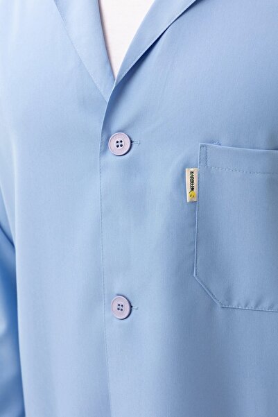 Kardelen İş Elbiseleri Vanessa Alpaca Fabric Classic Lapel Teacher Doctor Pharmacist Labratuvar Men's Work Apron Workwear