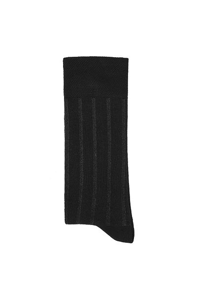 Derimod Men Black Bamboo Long Socks 000A2C30136F