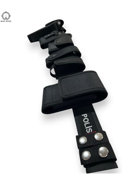 a+ aksoy tactical Palaska Multifunctional Tactical Training Belt with Police Writing