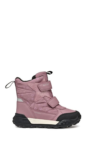 Geox Pink Girl's Abx Banded Waterproof Outdoor Boots - J46M7C0Mnbcc8006