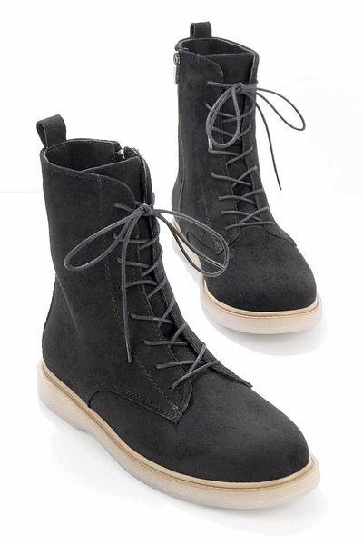 Bambi Black Suede Women's Boots & Booties02116010502