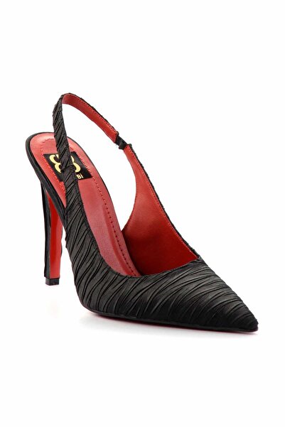 Bambi Siyah Kadın Klasik Topuklu Ayakkabı K01455018215