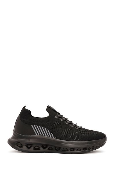 Derimod Zero Men's Black Lace-Up Thick Sole Sneakers 25Sfd69176F