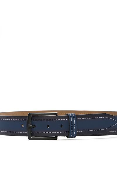 Derimod Men's Navy Blue Leather Belt 000A2D 1228218