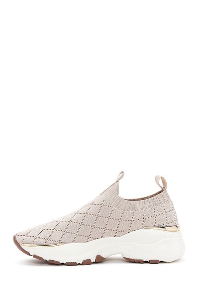 Derimod Zero Women's Beige Patterned Thick Sole Sneaker 25Sfd43036F