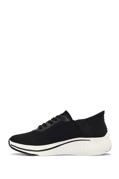 Derimod Zero Women's Black Lace-Up Thick Sole Sneaker 25Sfe49556F