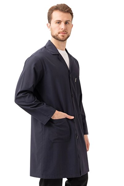 Kardelen İş Elbiseleri Vanessa Alpaca Fabric Classic Lapel Teacher Doctor Pharmacist Labratuvar Men's Work Apron Workwear