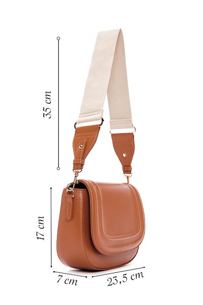 Derimod Women's Tan Long Strap Crossbody Bag 25Sbd 291618
