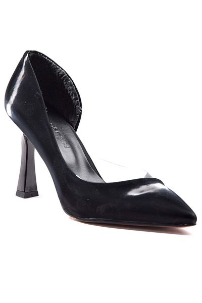 NEW ANGEL 653 Women's Transparent Detailed Classic Stiletto
