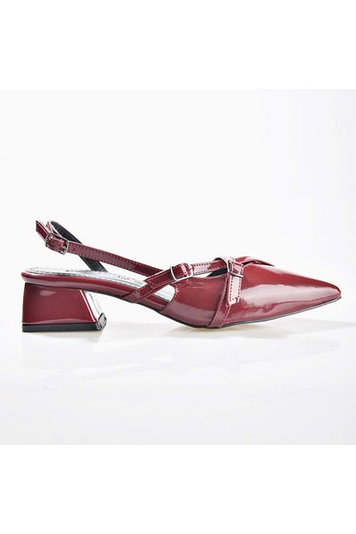 ERDAL KOÇYİĞİT AYAKKABI Ek Park Moda K511/1 Women's Cross Strap Low Heeled Shoes
