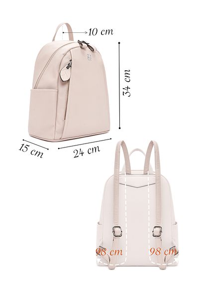 Derimod Women's Gray Backpack 25Sbd 261818