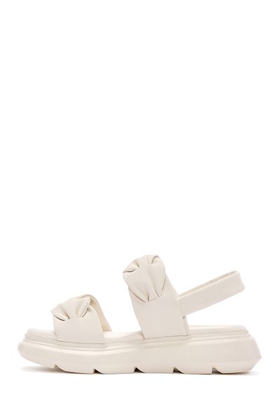 Derimod Women's Cream Thick Soled Sandals 25Sfe 485018