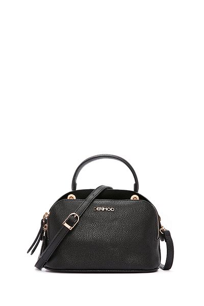 Derimod Women's Black Long Strap Crossbody Bag 25Sbd2100Ft